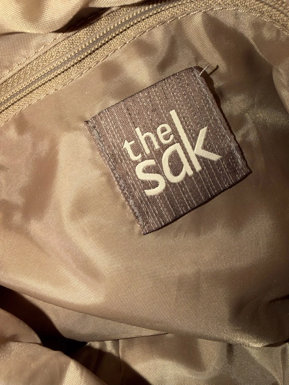 The Sak Brown Crocheted Tote Bag